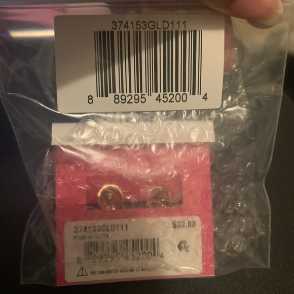 Betsey Johnson Star Stud Earrings - Picture 3 of 3